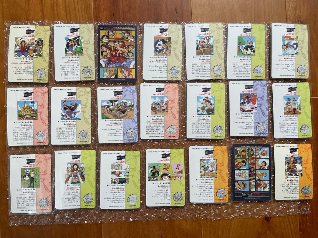 ワンピースビジュアルアドベンチャー　第一弾フルコンプ42枚＋38枚　80枚セット