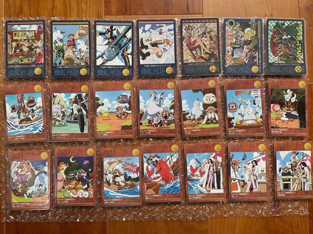 ワンピースビジュアルアドベンチャー　第一弾フルコンプ42枚＋38枚　80枚セット