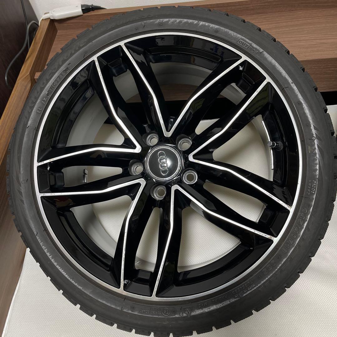 アウディTT 8S A-1196スタッドレスタイヤで一本バルブが切れ　4本セット