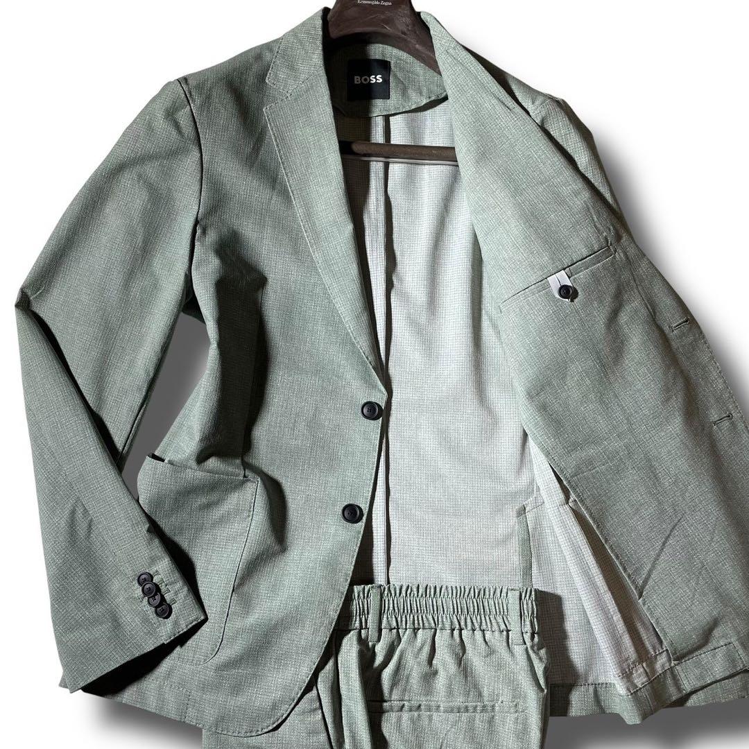 ✨️現行モデル/最高級✨️ヒューゴボス メンズスーツ 上下セットXLサイズ 希少色