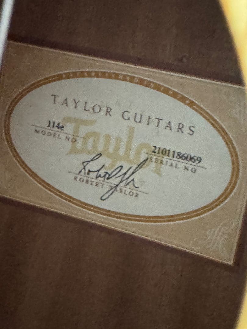 ノン様 Taylor 114e ES2 (エレアコ) 美品 ※純正ハードケース付