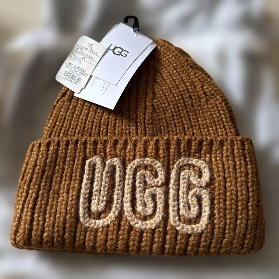 【新品タグ付き】UGG ブラウン ニット帽