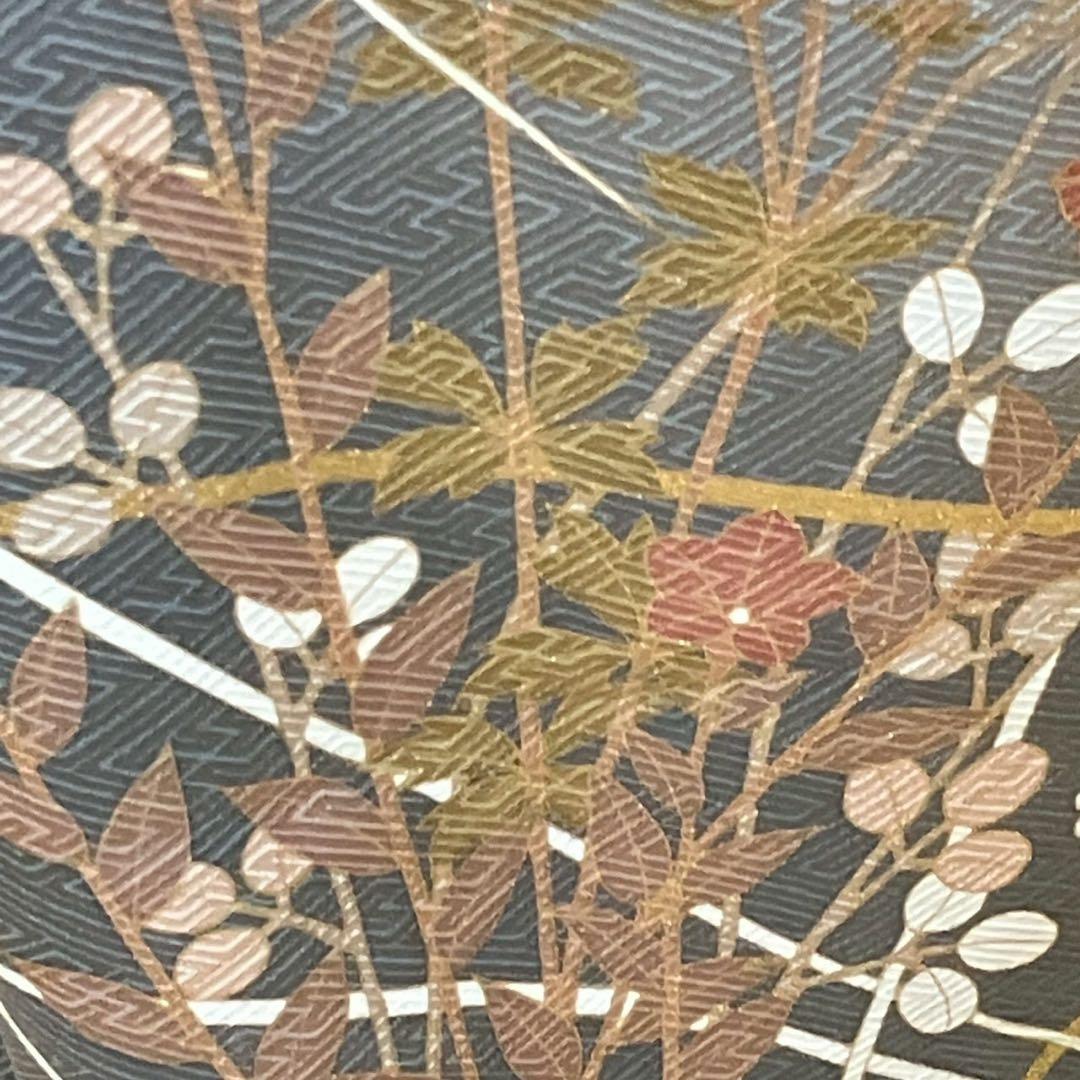 ［5800］訪問着 美品 草花 金彩 三越扱い ぼかし 正絹 着物 袷