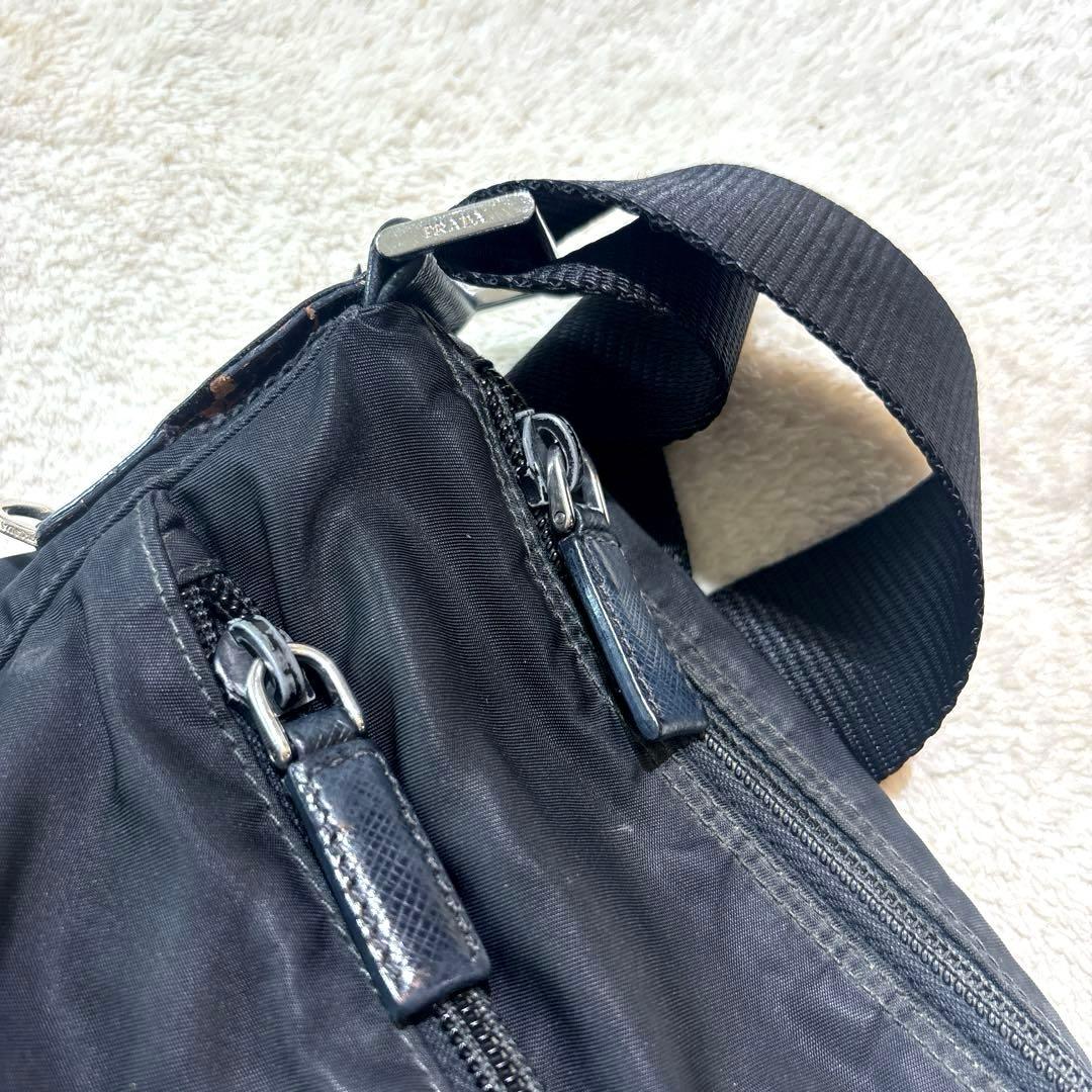 PRADA ショルダーバッグ　黒　ナイロン　1BC421 ギャランティカード付