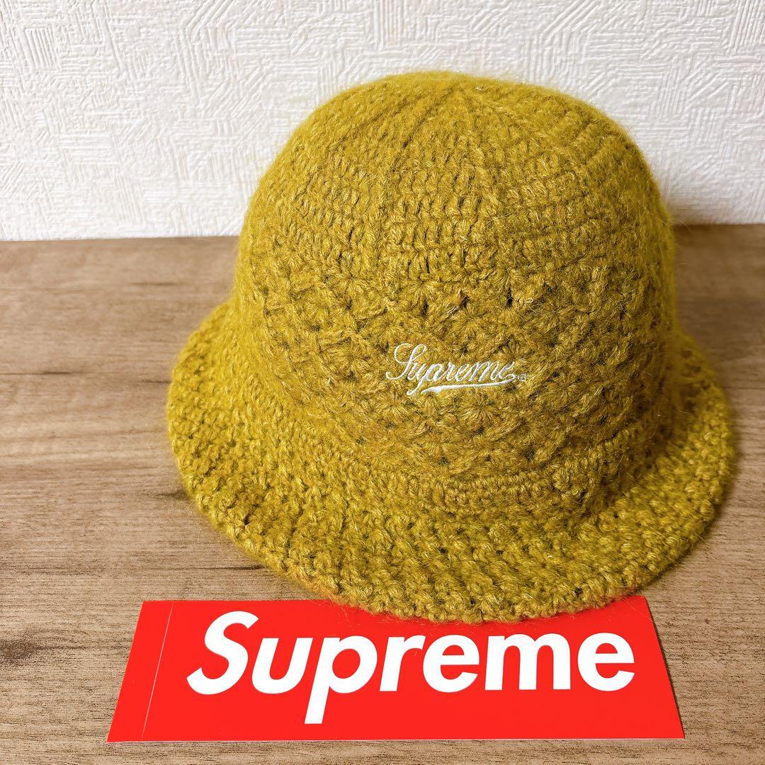 正規品　Supreme バケットハット　帽子 モヘア　ウール　ブラウン