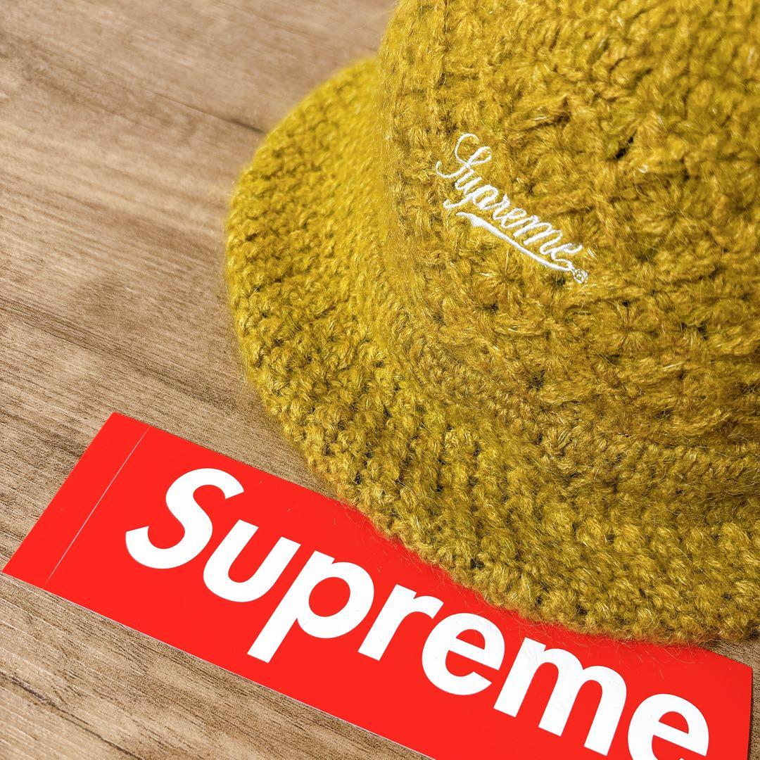 正規品　Supreme バケットハット　帽子 モヘア　ウール　ブラウン