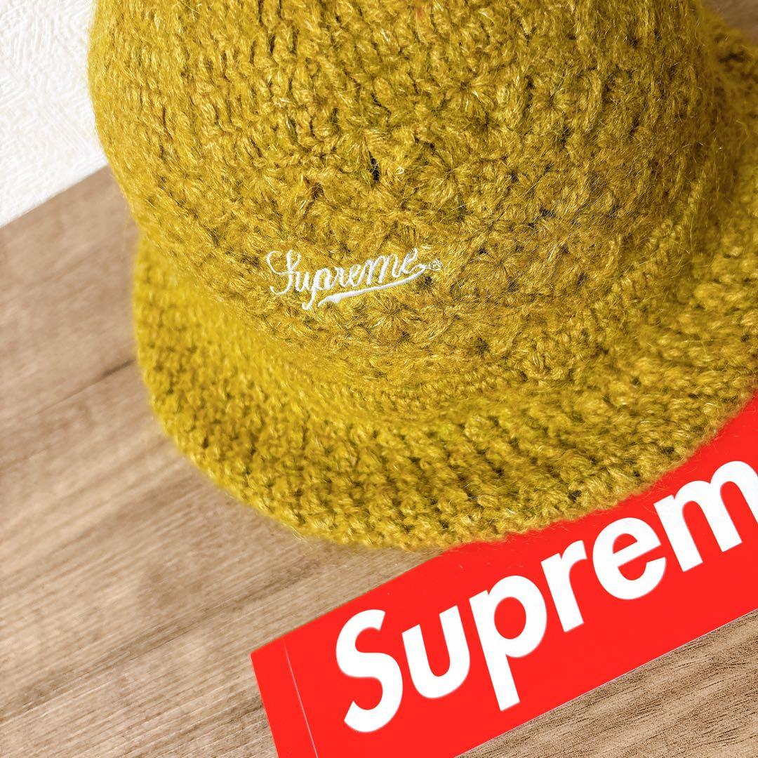 正規品　Supreme バケットハット　帽子 モヘア　ウール　ブラウン