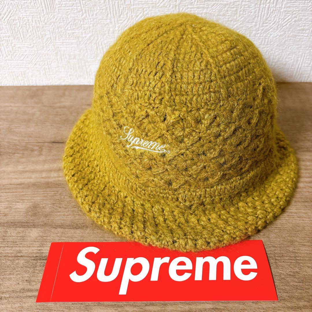 正規品　Supreme バケットハット　帽子 モヘア　ウール　ブラウン