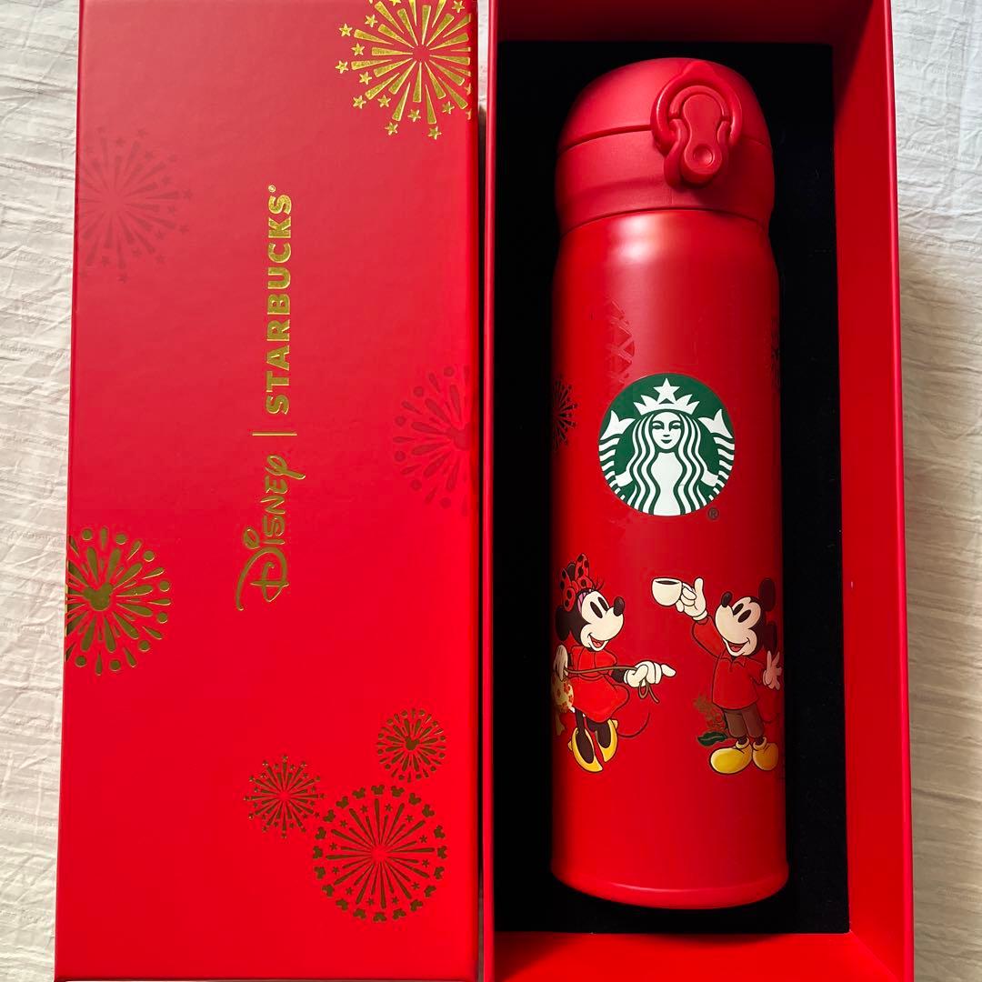 【中国スタバ限定】ディズニー×スターバックス ステンレスボトル ミッキー＆ミニー