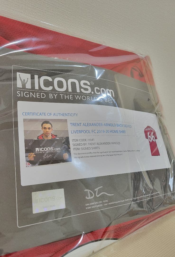 アレクサンダー アーノルド リヴァプール サイン ユニフォーム ICONS 正規