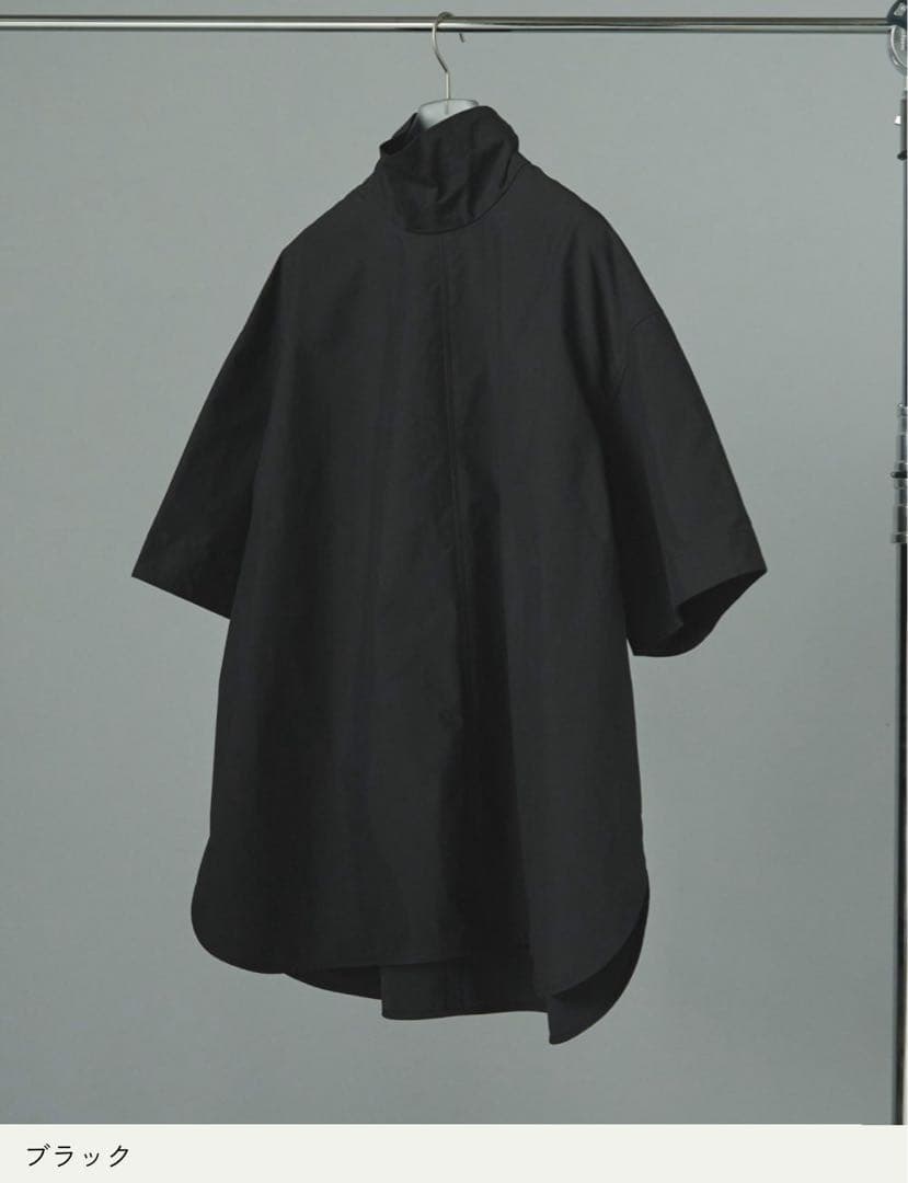 アンヌーク　anuke Highneck Over Blouse ブラック