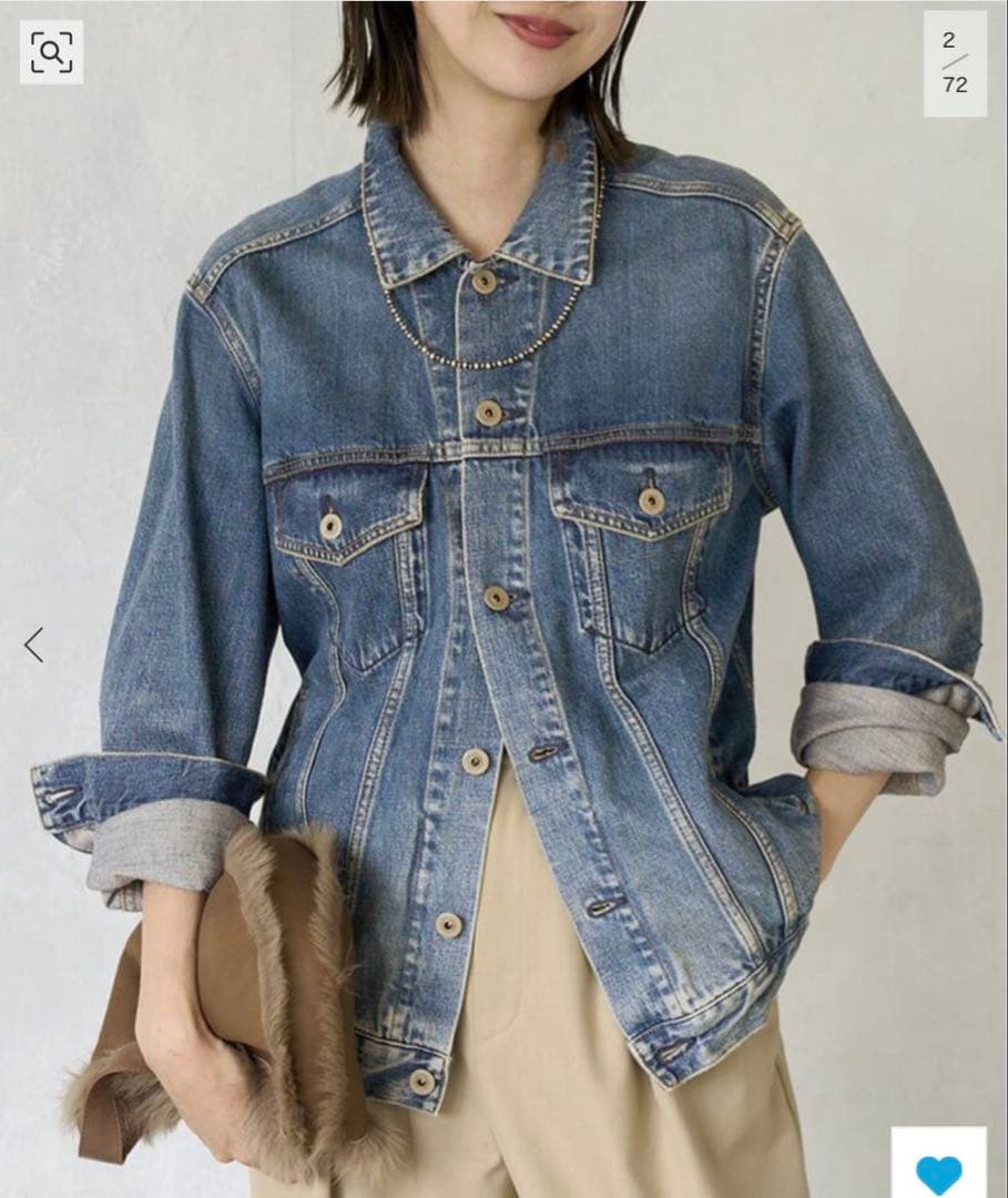 プラージュ　デニムジャケット　38