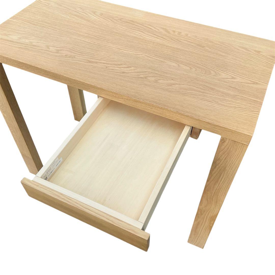 karimoku 木製デスク ST3077 ME 引き出し付き