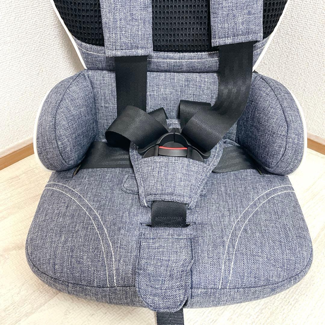 未使用級 日本育児 トラベルベストEC+ デニム チャイルドシート
