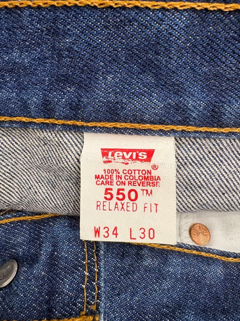 リーバイス LEVI’S 550 W34 L30 濃紺