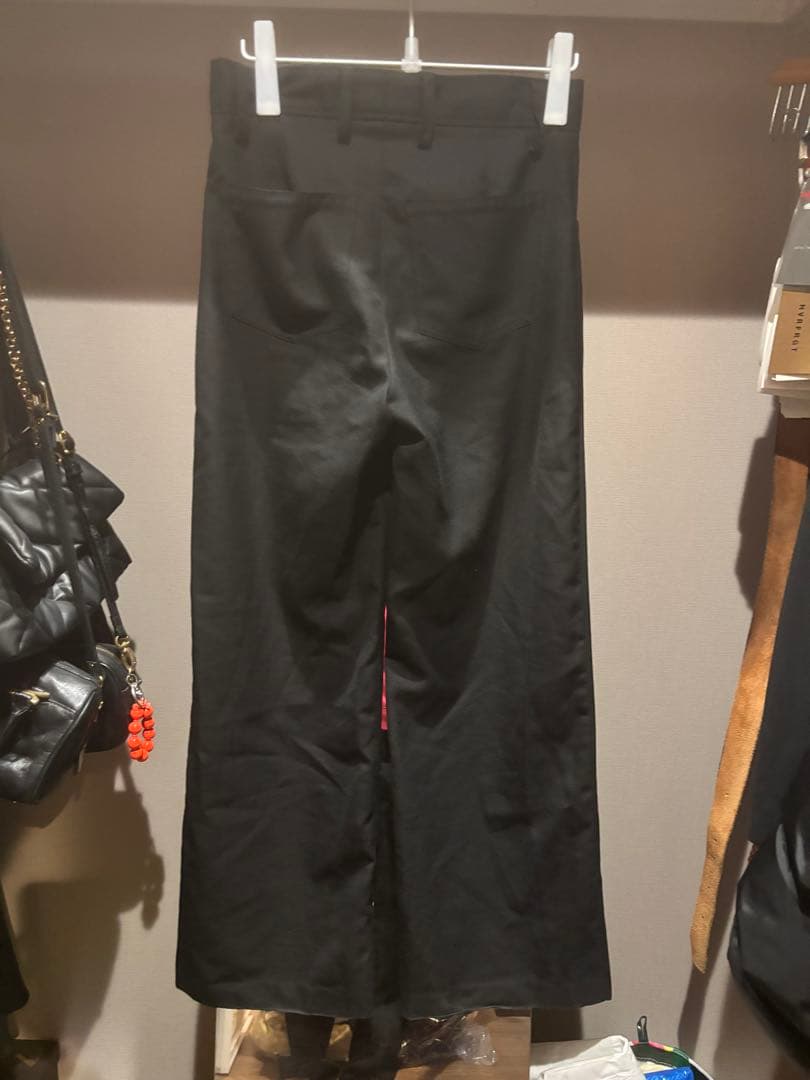 パンツ sefr jiro trousers black wool