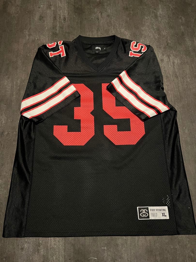STUSSY アメリカンフットボールユニフォーム XL ブラック 35