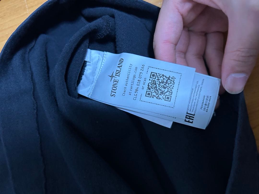 【最終値下げ】STONE  ブラッククルーネック トレーナー