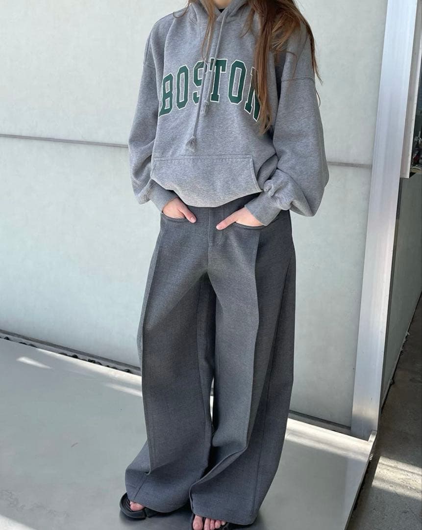 FAXcopyExpress スラックス グレー L 新品未使用