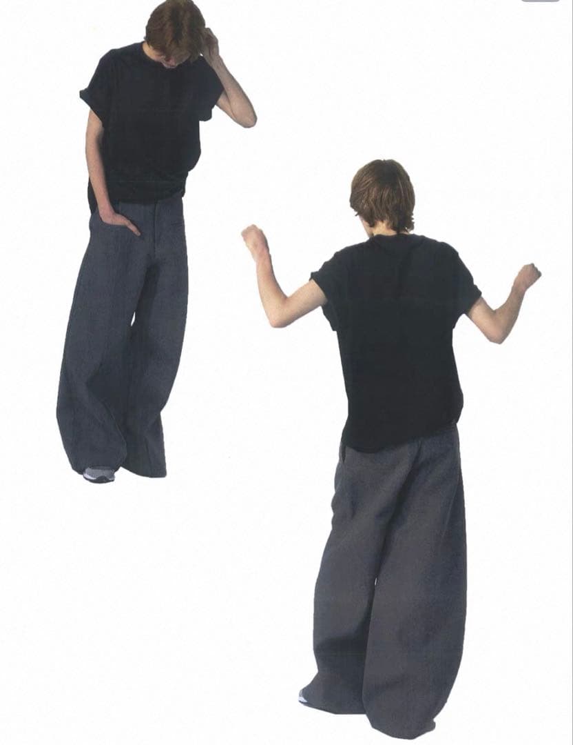 FAXcopyExpress スラックス グレー L 新品未使用