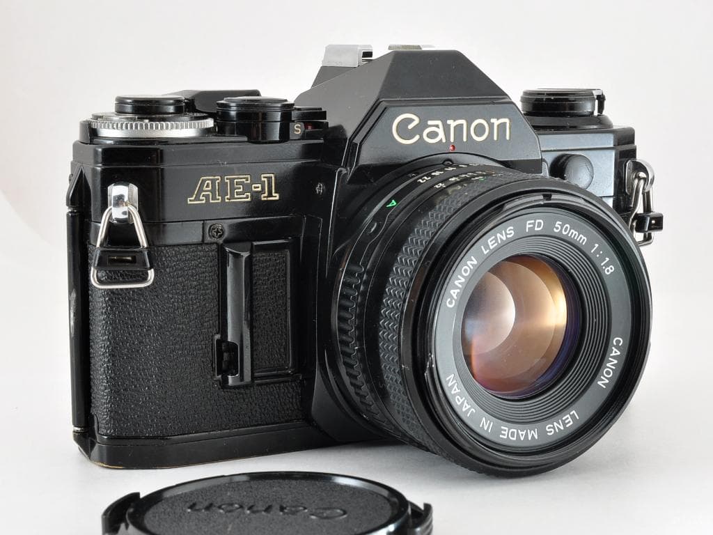 キヤノン AE-1 ブラック NEW FD 50mm f1.8《完動品》