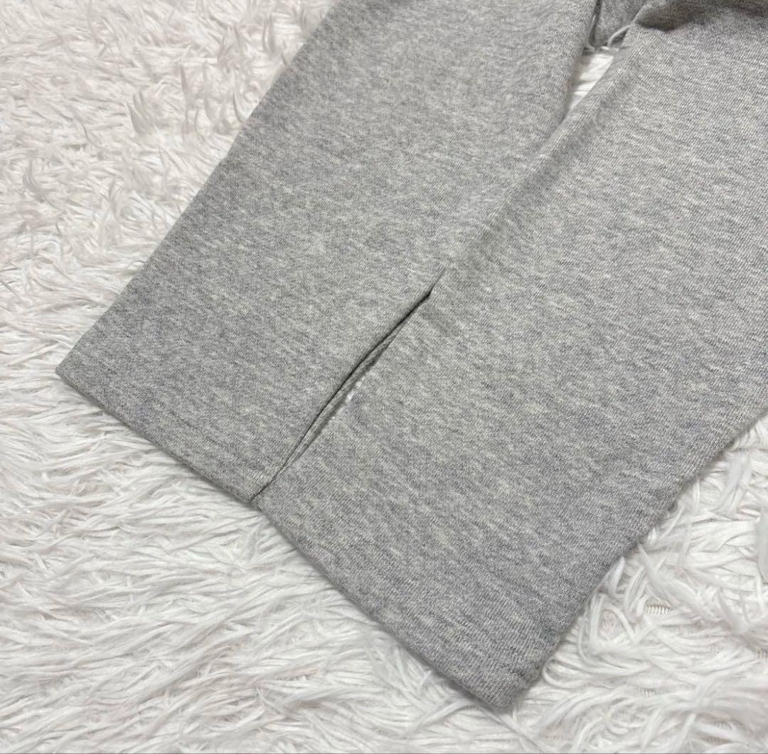 ピンクハウス　裾フリル　チュニックパーカー フード ペプラムパーカー　F