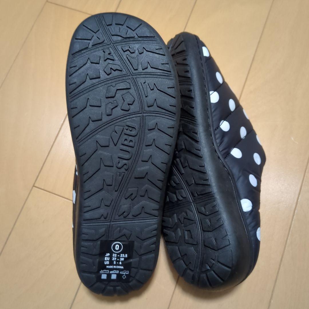 SUBU ドット柄サンダル サイズ0 収納袋付き
