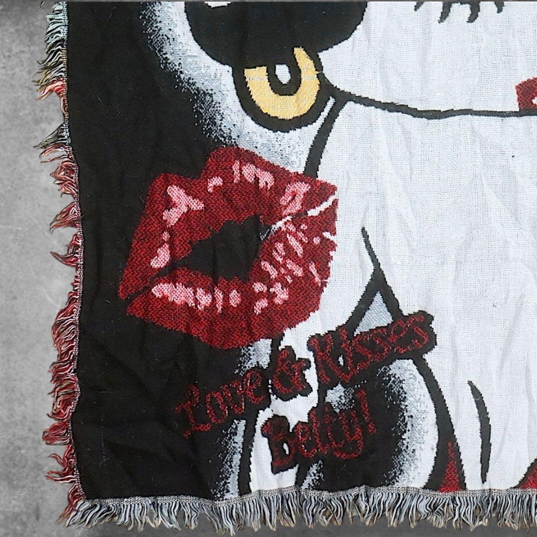 BPiI キャラ ラグ ビンテージ 古着 Betty Boop ベティ ブープ