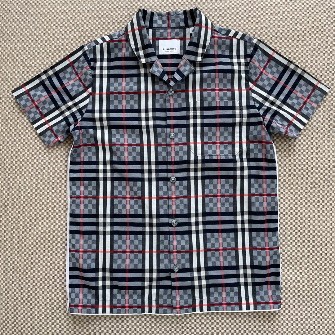 バーバリーキッズ　シャツ　パンツ　チェック　8y 128cm