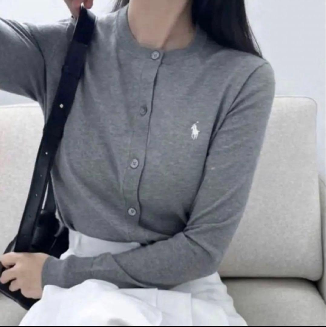 ㊗️お値下げポロ ラルフローレンピマコットン100%カーディガン現行品未使用に近い