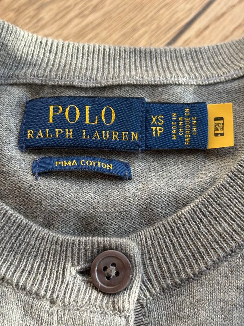 ㊗️お値下げポロ ラルフローレンピマコットン100%カーディガン現行品未使用に近い
