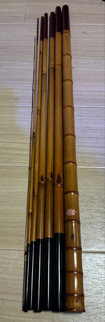 和竿　竹竿　幸竹作　特選渓流竿
