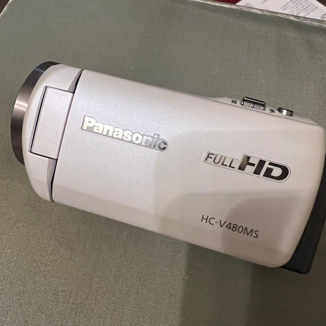 パナソニック HDビデオカメラ V480MS 高倍率90倍ズーム