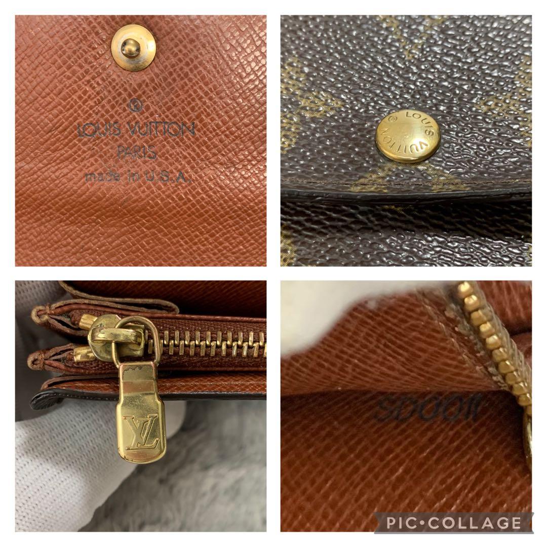 【極美品】ルイ・ヴィトン モノグラム サラ 長財布 ポルトモネクレデ K3