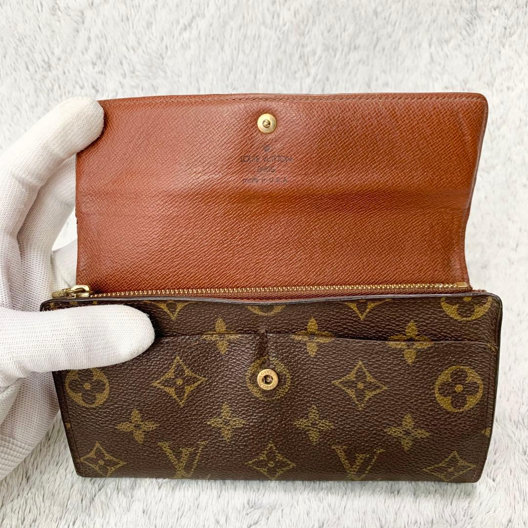【極美品】ルイ・ヴィトン モノグラム サラ 長財布 ポルトモネクレデ K3