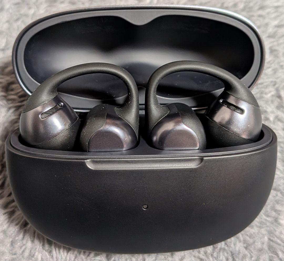 Shokz OpenDots ONE イヤーカフ ワイヤレスイヤホン ブラック