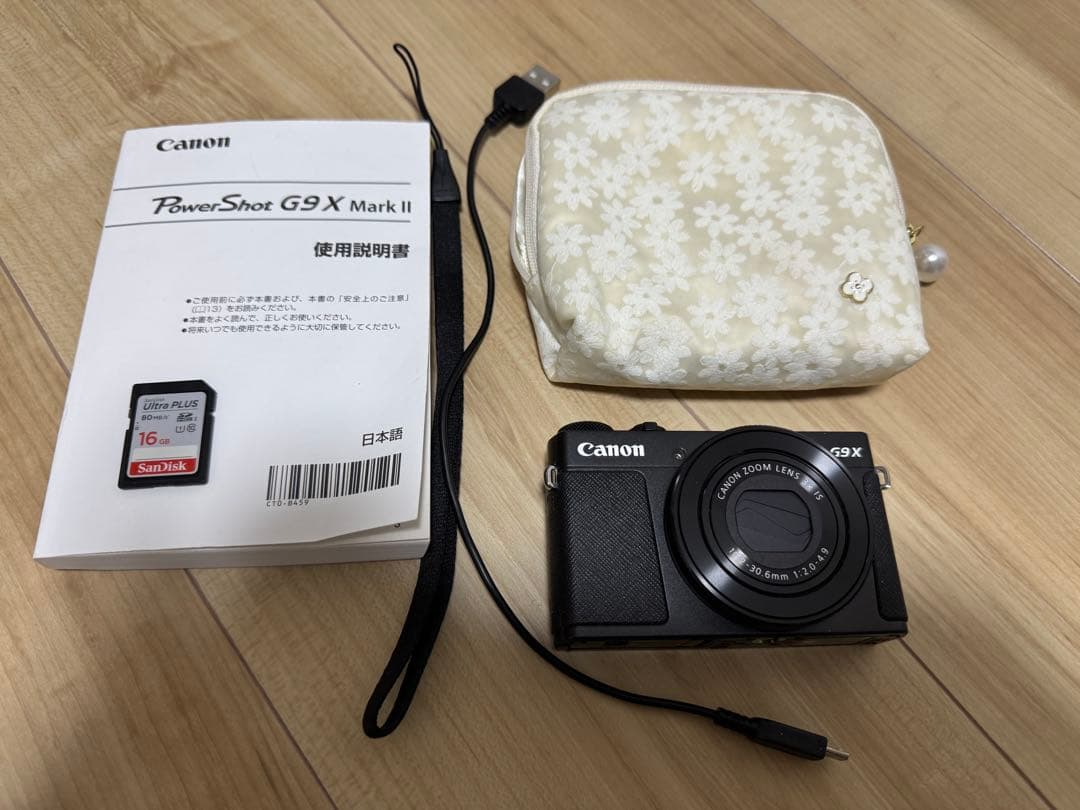 説明必読　美品　Canon Power Shot G9X MarkⅡ