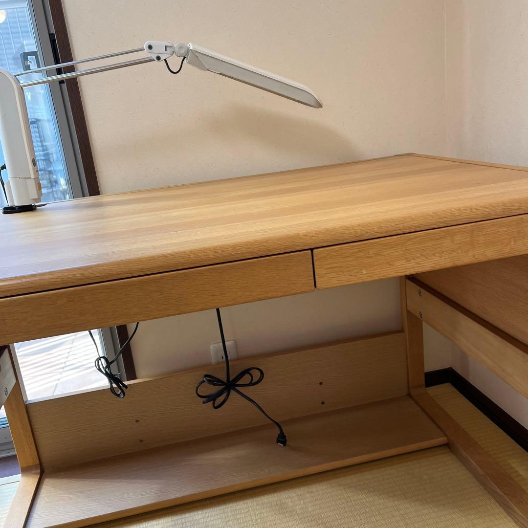 カリモク✖️ベネッセ　①学習机のみ (②ワゴンとのセット販売です)