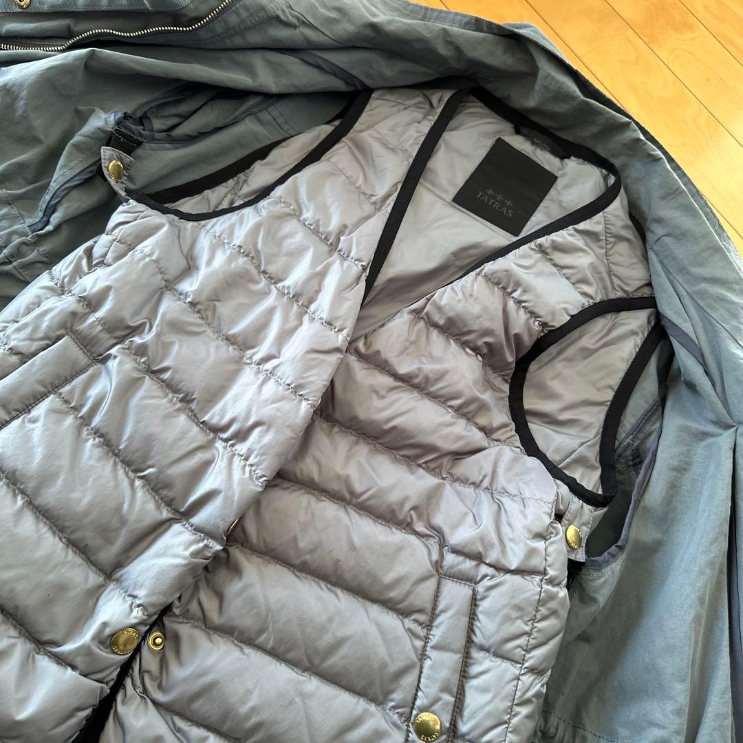 ★最終値下★美品　タトラス　ダウンベスト　ライナー付モッズコート　LEUCA