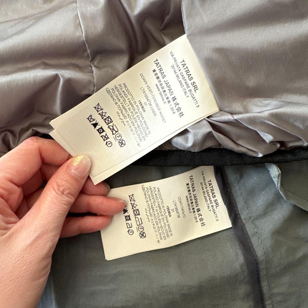 ★最終値下★美品　タトラス　ダウンベスト　ライナー付モッズコート　LEUCA