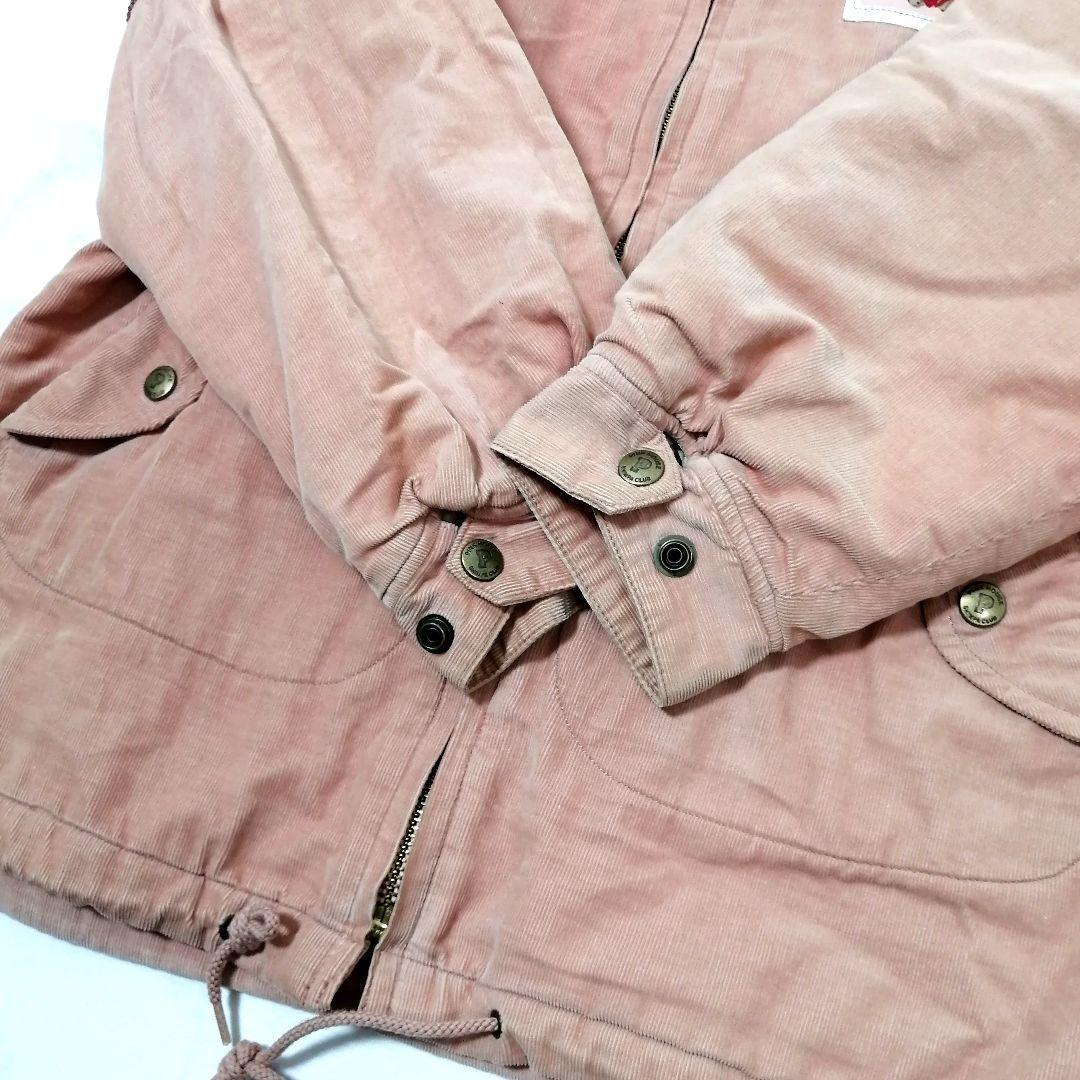 ピンクハウス　ブルゾン　羽織　キルティング　フード　ゼッケン　BEAR F　くま