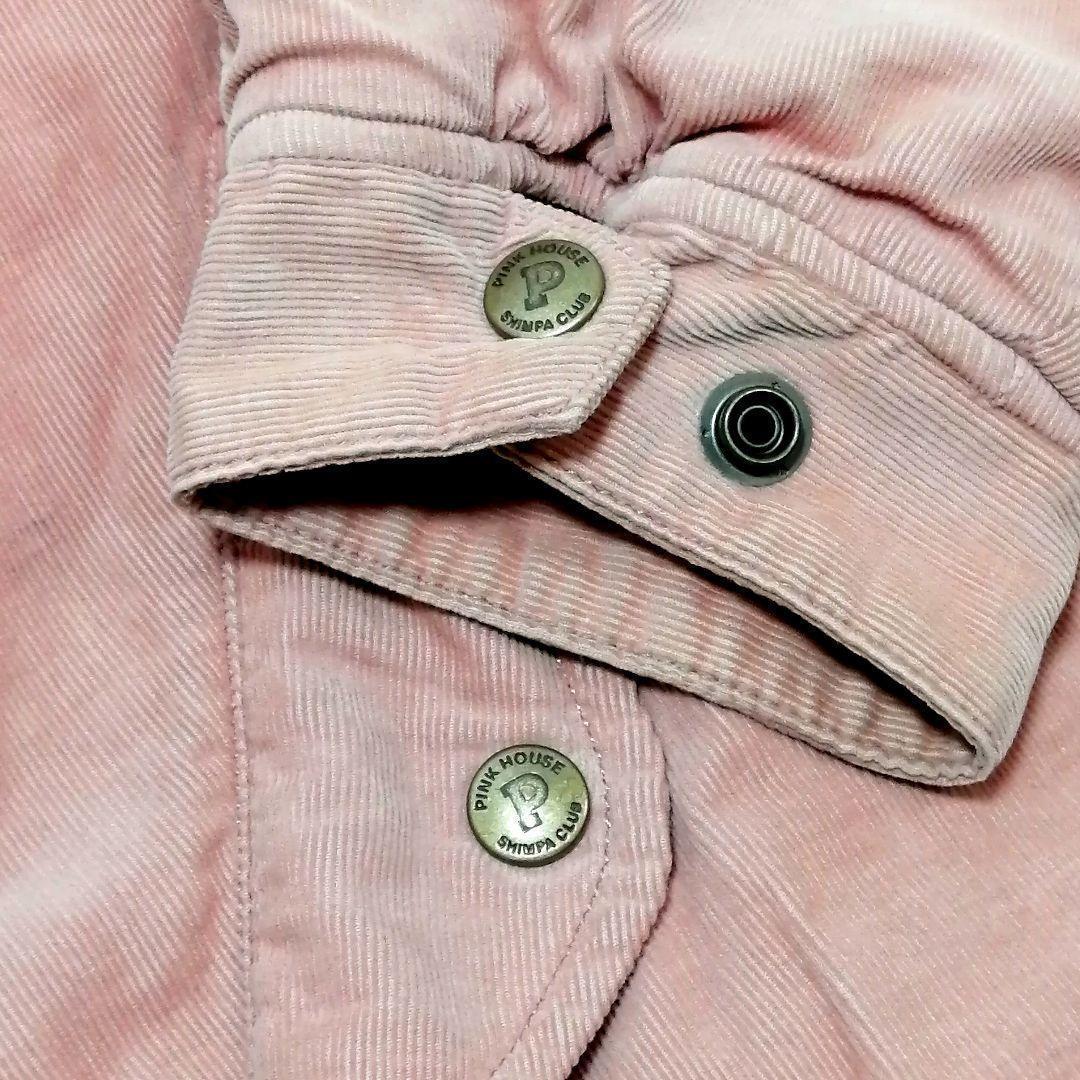 ピンクハウス　ブルゾン　羽織　キルティング　フード　ゼッケン　BEAR F　くま