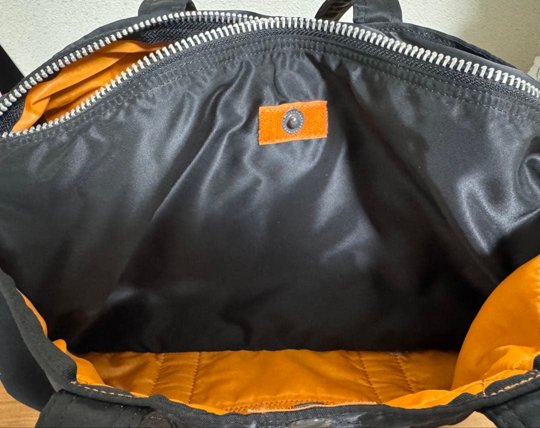 美品PORTER タンカーブラック ドラムバッグ