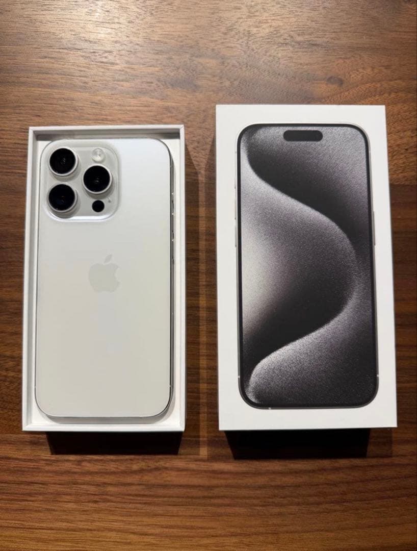 【ユウヤ】iPhone15Pro / 128GB / ホワイトチタニウム