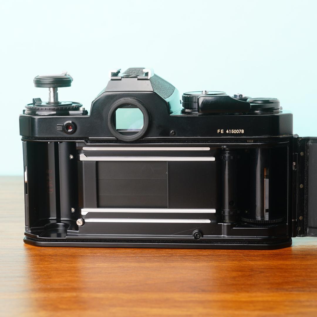 [美品] 完動品◎ニコン FE ブラック フィルムカメラ 防湿庫管理 #78