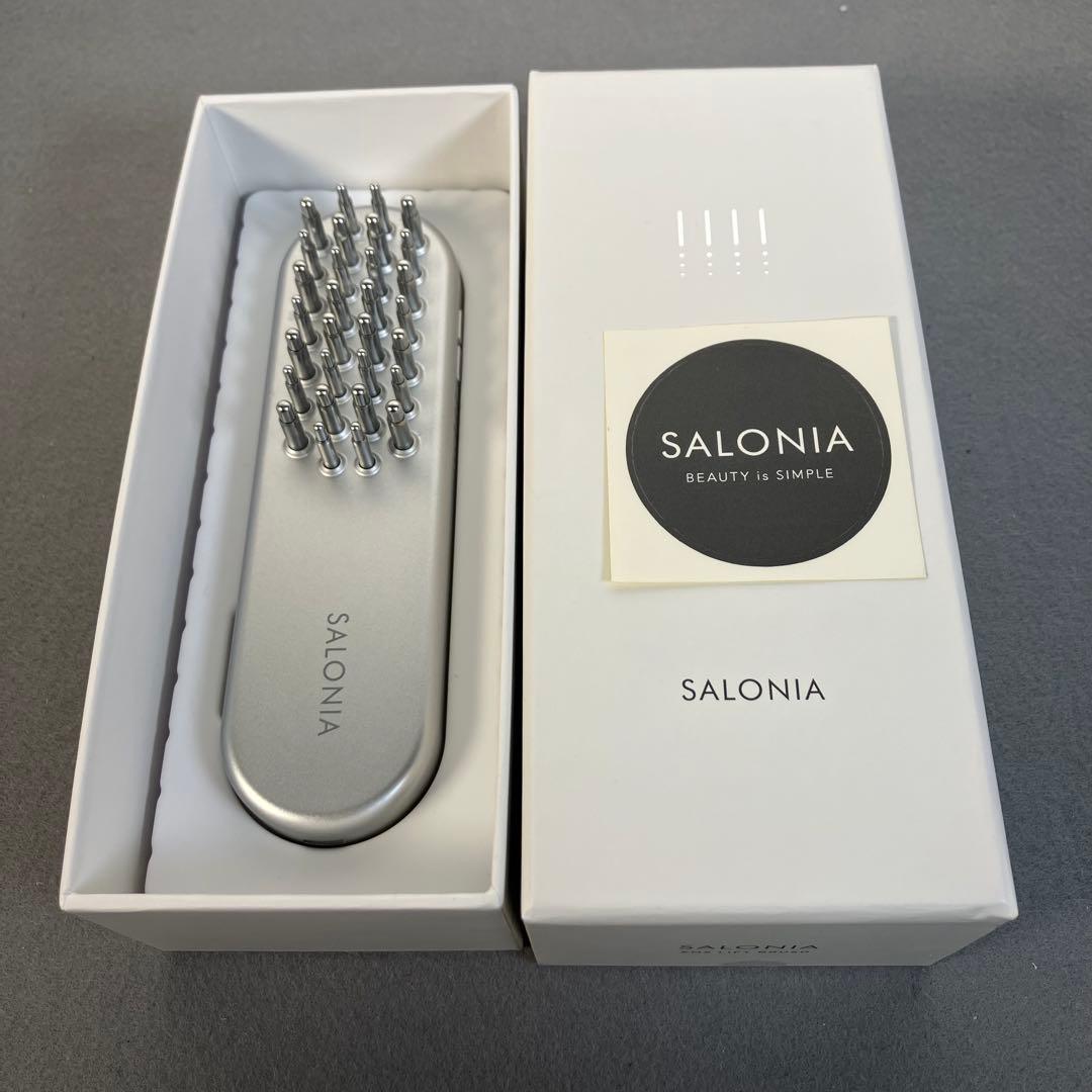 【美品】SALONIA サロニア EMS リフトブラシ 電気ブラシ 美顔器
