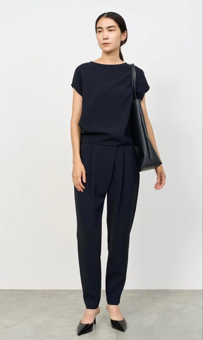 ソージュ　ヴィーガンレザーマチ付　トートバッグ