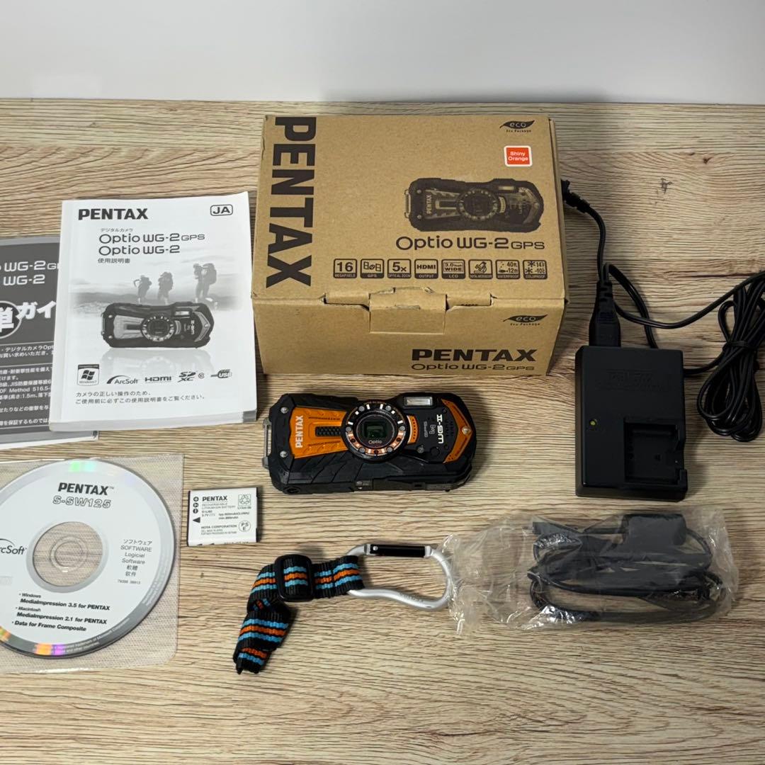 PENTAX Optio WG-2 オレンジ 防水デジタルカメラ B1