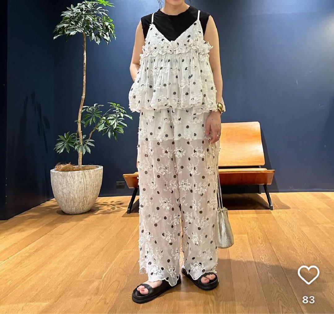 crinklecrinklecrinkle ドットパンツ