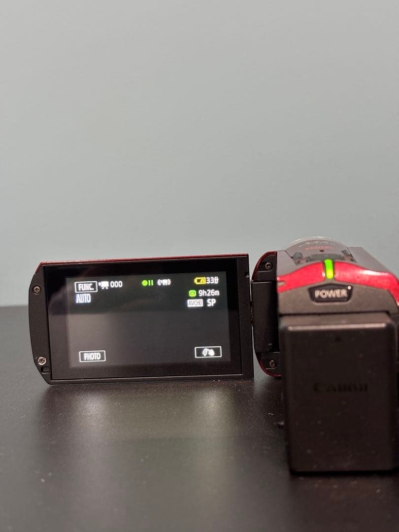 美品　Canon iVIS HF R32 レッド　元箱　付属品有り　キャノン